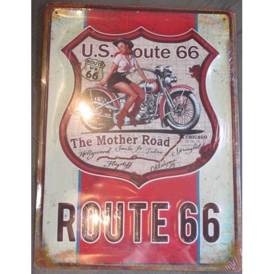 Plaque En Tôle Rétro - Règles De La Moto - Idée Cadeau Pour