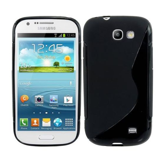 Coque TPU type S pour Samsung Galaxy Express i8730 - noir