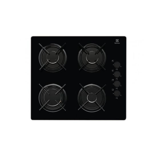 Plaque gaz Electrolux EGT6042NVK Cdiscount Electroménager