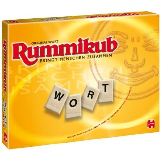 Jeu de plateau - JUMBO - RUMMIKUB MOTS - Langue allemande - Pour enfants de 3 ans et plus