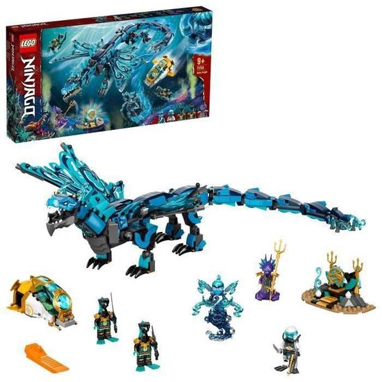 SHOT CASE - LEGO 71754 NINJAGO Le dragon de l'eau – Jeu de Construction Ninja pour Enfants de 9 ans et plus