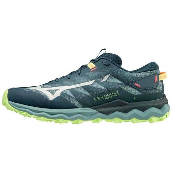 Chaussures de trail running - MIZUNO - Wave Daichi 7 - Gris - Intensif - 10 mm - Trail - Running