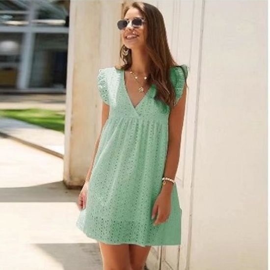 Robe longue short femme clearance