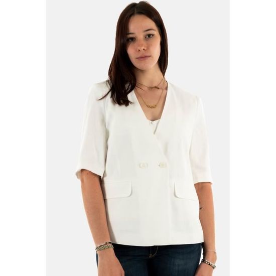Falan Ss Blouse 114201 Cloud Dancer