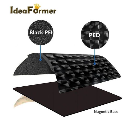 Plaque De Construction D'imprimante 3D 254x368MM 0,5MM D'épaisseur