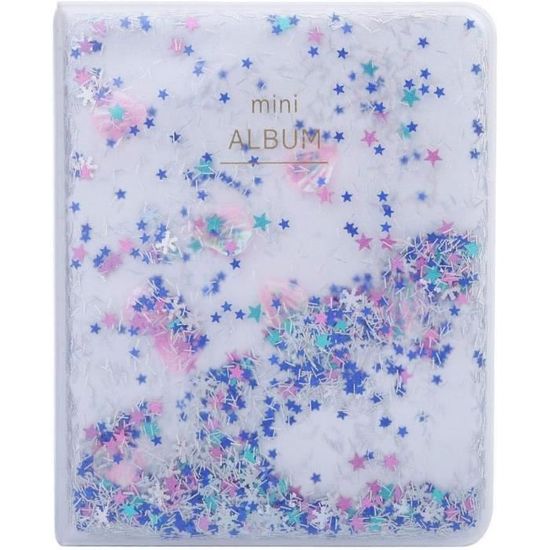 Album Photo 64 Pochettes Pour Instax Wide (400/300/210) - Cuir Synthétique, Format 10,7x8,6 Cm - Cadeau Souvenir