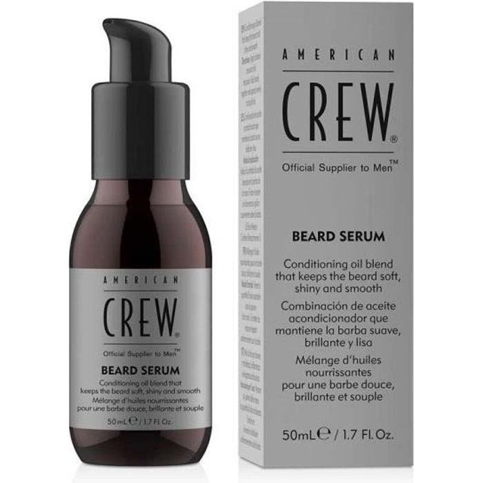 AMERICAN CREW Sérum pour barbe à base d'huiles nourrissantes - 50 ml