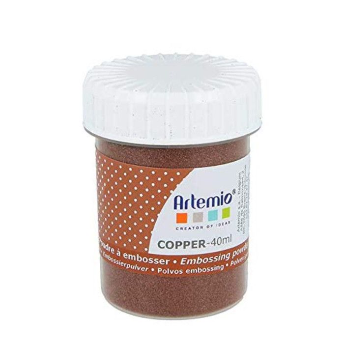 Poudre relief à embosser Cuivrée 40ml - Artémio Cuivré-bronze
