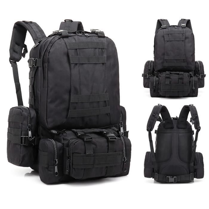55L Molle Outdoor Bag Camping Randonnée Trekking Sac à dos BRF90606009H_7274