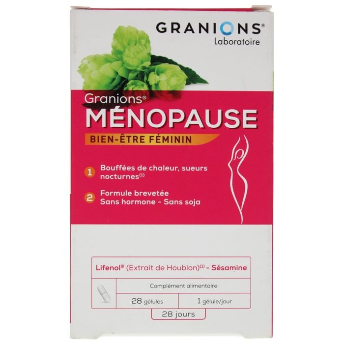 GRANIONS® MÉNOPAUSE (BTE 28 GÉLULES)