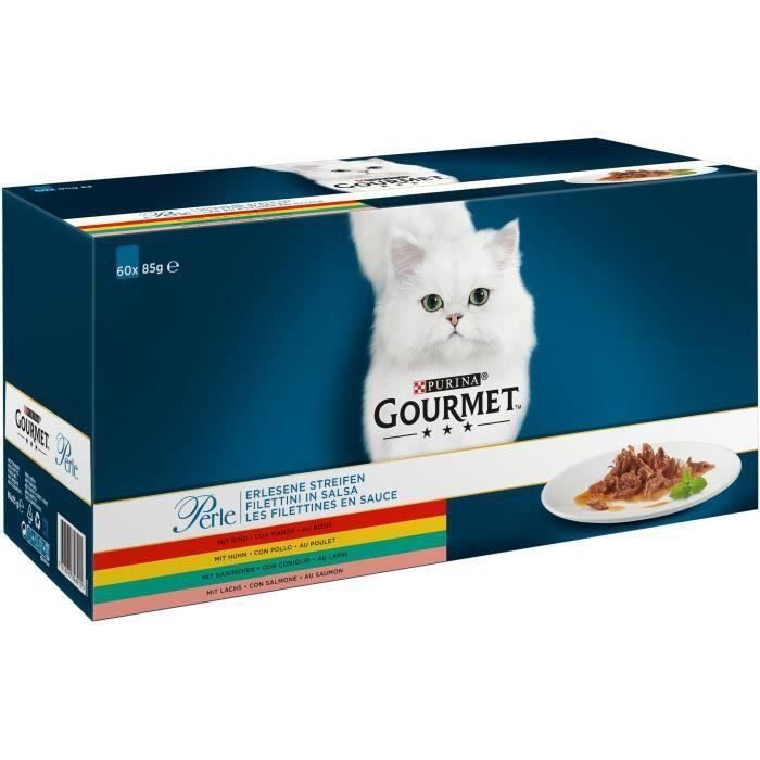 GOURMET PERLE Les Filettines en Sauce Multivariétés-60x85g KK93