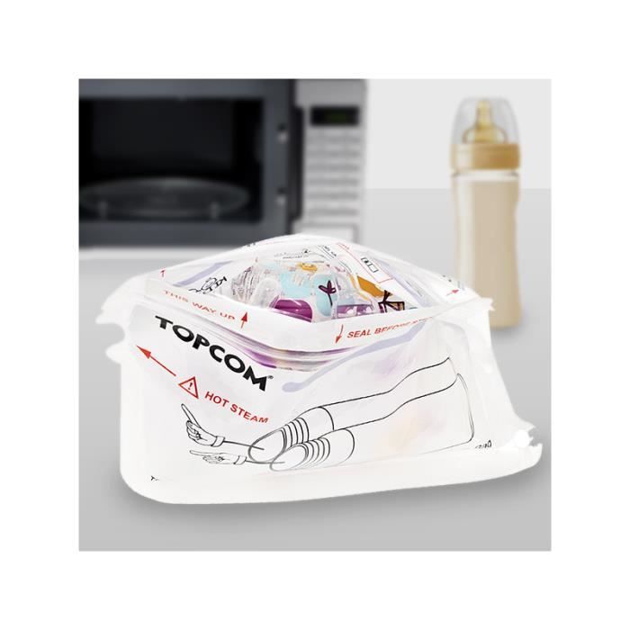 Stérilisateur Biberon Microonde TopCom Noir