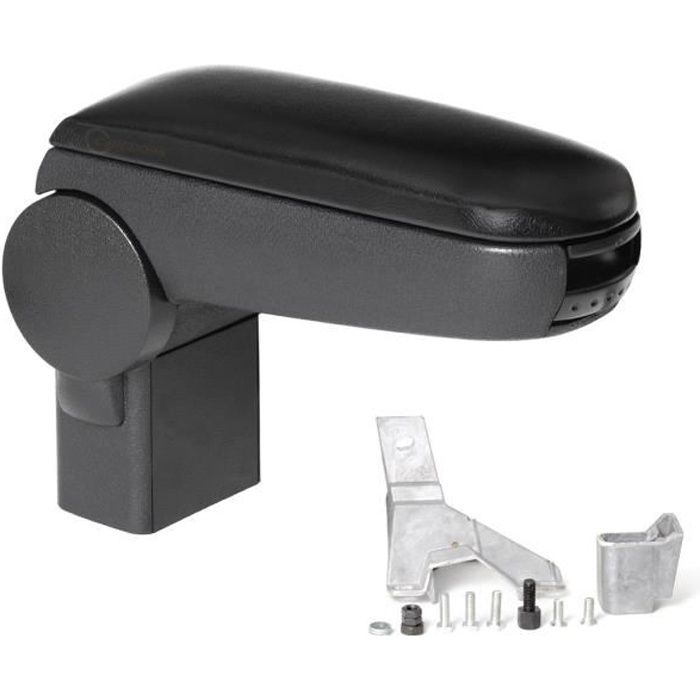 Cargoods Accoudoir central - avec compartiment de rangement - cuir noir - Vw Golf 4, Bora, New Beetle
