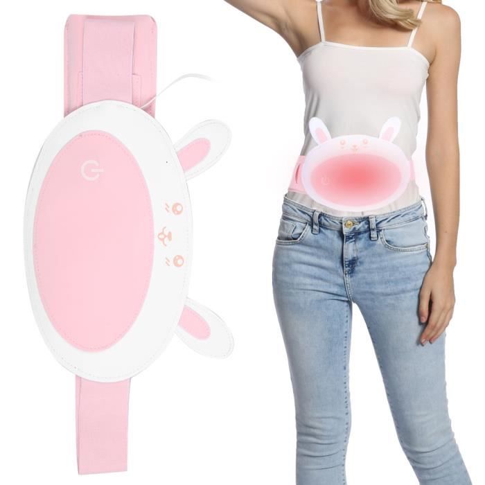 Ceinture de soins de taille Utérus chauffante Compresse chaude Soulagement de la douleur Ceinture Lapin