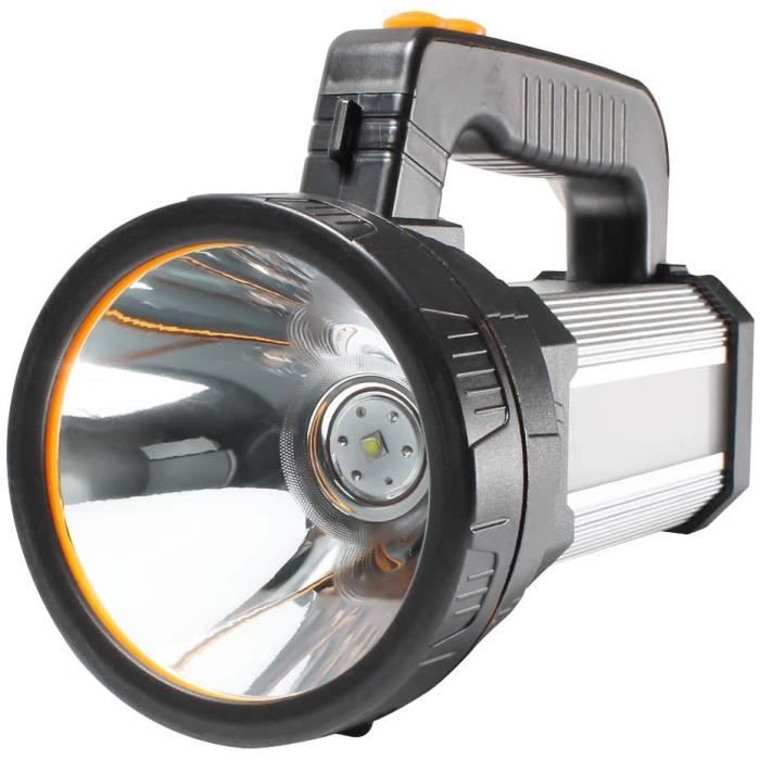 AF-WAN Troch Lampe torche LED rechargeable super lumineuse 7000 lumens 9000 mAh étanche 6 modes d'éclairage Lampe torche LED po A305