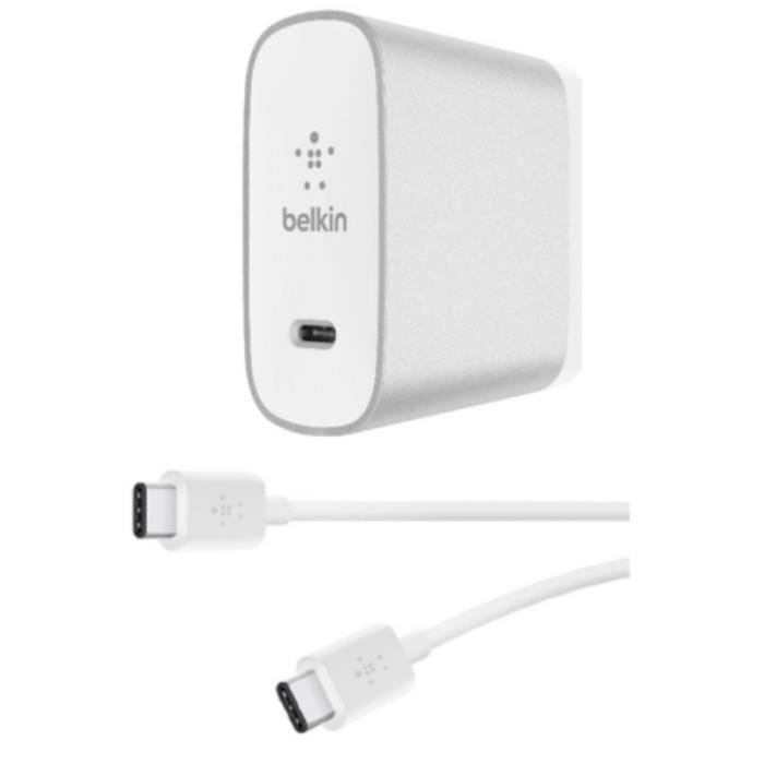 BELKIN Chargeur secteur avec câble USB-C - 45 W - Pour smartphone, laptop et macbook