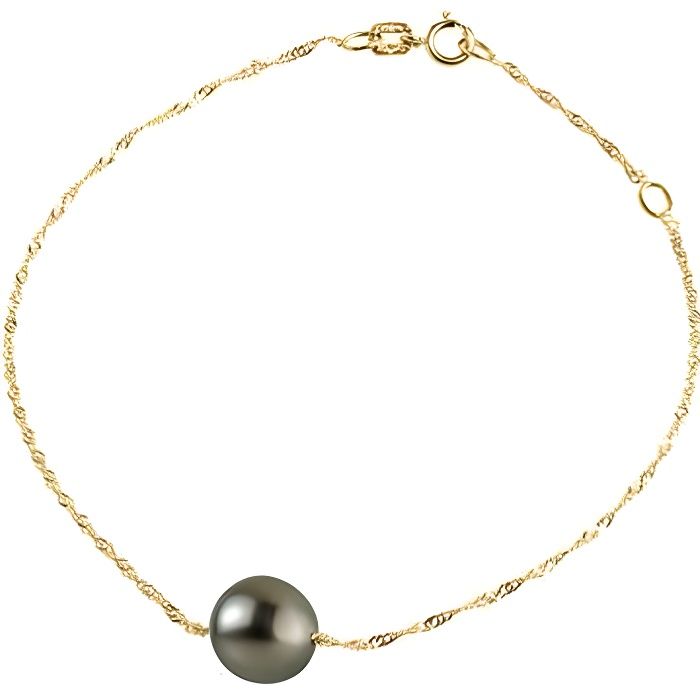 Bracelet Perle de Tahiti et Or jaune 375