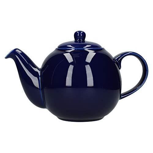 London Pottery 6 Cup Globe Teapot Cobalt Blue 30190