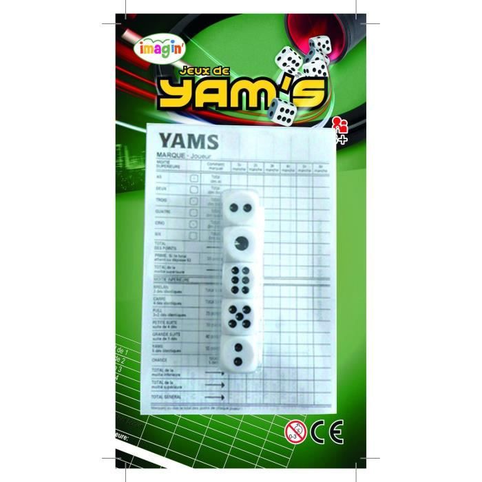Jeu de voyage - Yam's avec marquage