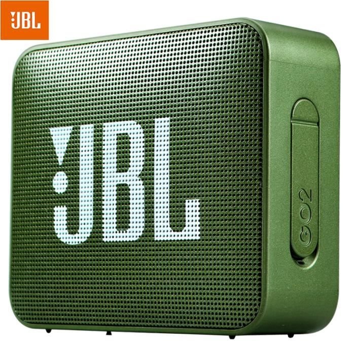 JBL GO 2 Enceinte Bluetooth Etanche Portable-forêt verte