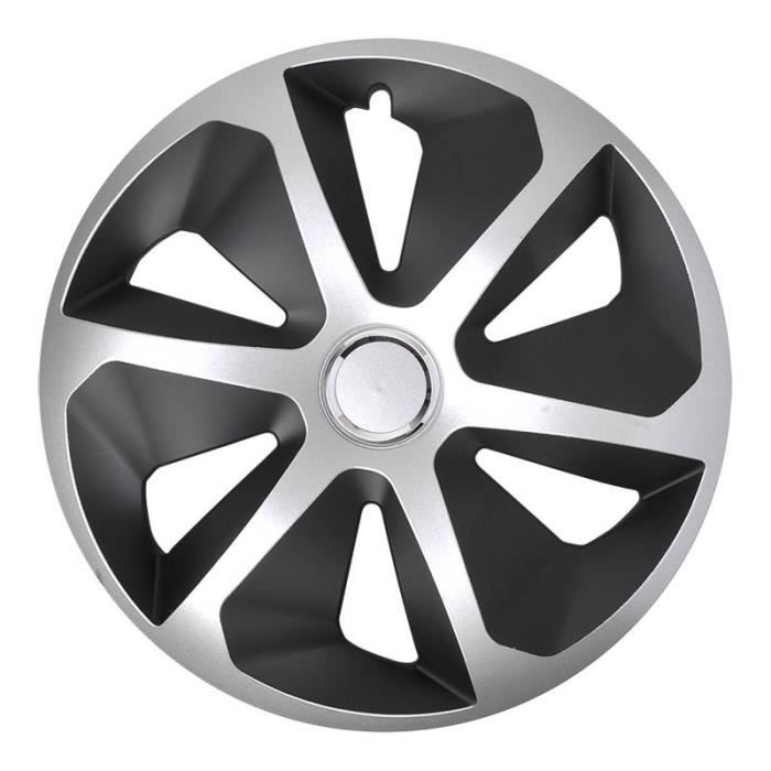 ProPlus hubcap Roco 13 pouces ABS noir / argent pièce