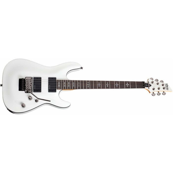 Schecter Demon 6 FR (Floyd Rose) - Vintage White - guitare électrique