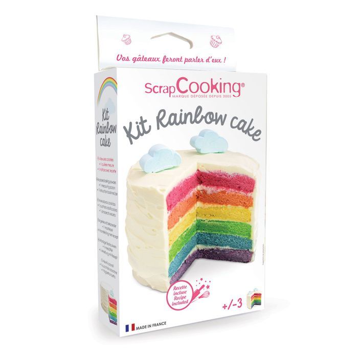 Kit Rainbow cake - Scrapcooking