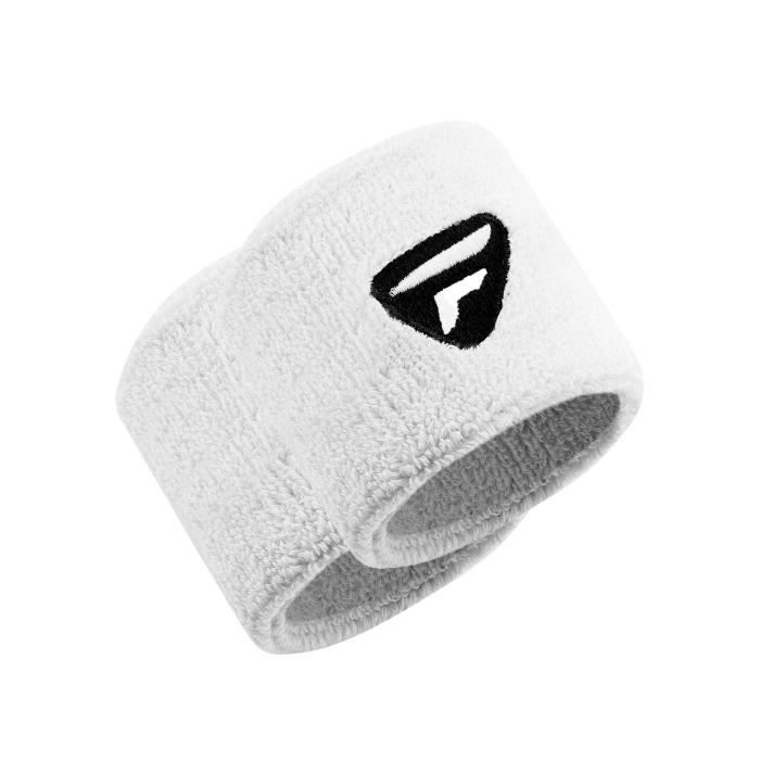 Poignets Tecnifibre Poignets Blanc x2 coloris White - Black
