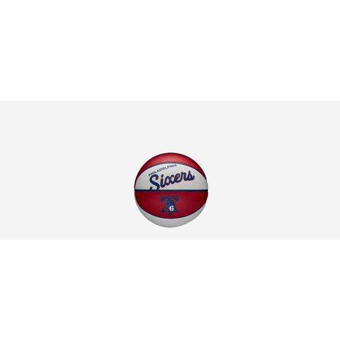 Mini ballon Philadelphia 76ers Nba Team Retro 2021/22 - blanc/rouge - TU