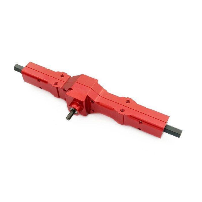 KLAPR Essieu Arrière Métal Pour WPL B16 B36 Q60 Q63 Q64 - Pièce RC 6WD 6X6