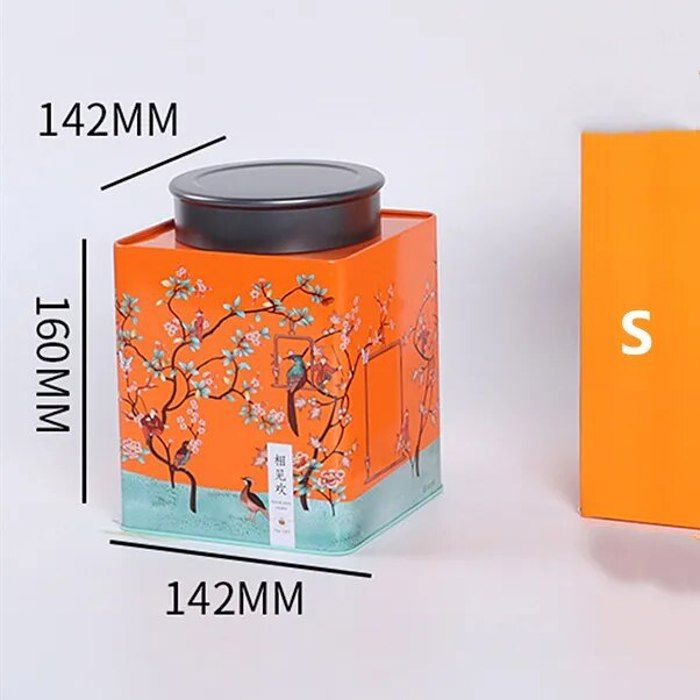 Zerodeko Boîtes Métalliques Vides Boîte Avec Couvercle 2Pcs Boîtes De