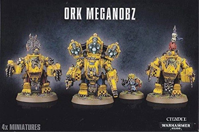 Kit Megaboss Et Meganobz Orks Warhammer 40k - 4 Figurines En Plastique à Assembler Et Peindre, Games Workshop