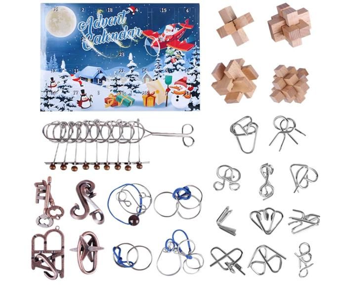 Calendrier De L'Avent 2024 Pour Adultes Et Adolescents - Puzzle De Noël