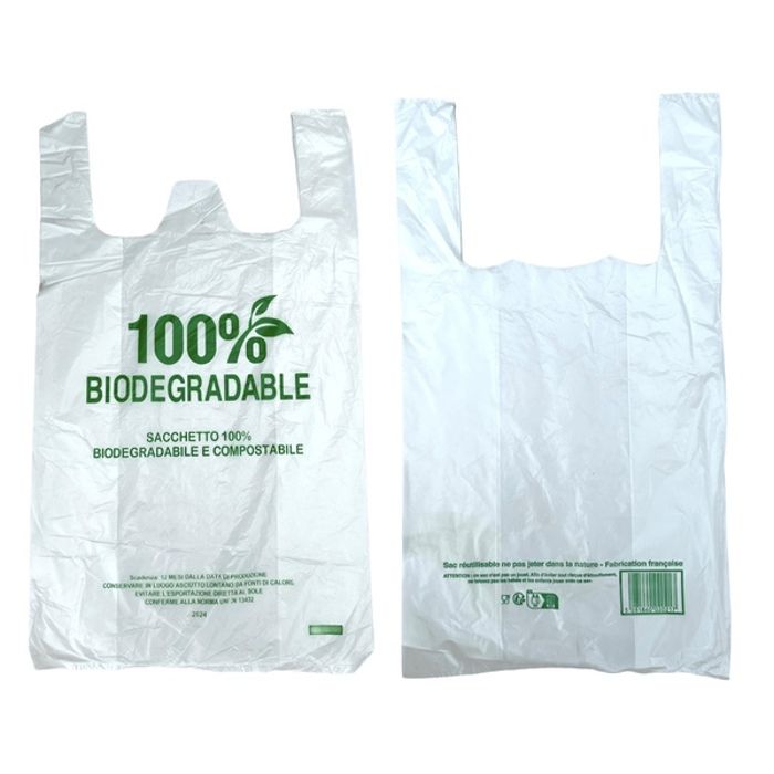 Plastique Biodégradable Le Sac Plastique Sac Biosourcé à Bretelles