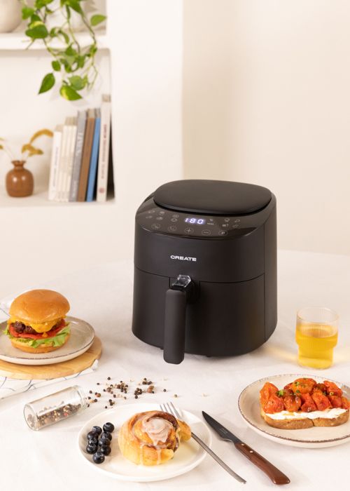 Friteuse à air - Create - AIR FRYER PRO COMPACT - 35 L - 8 programmes - Compatible lave-vaisselle - Create