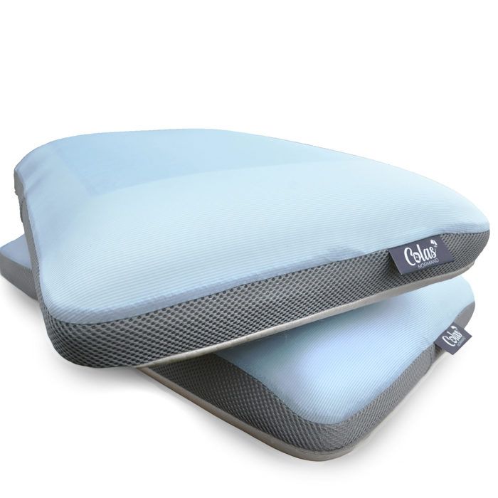 Oreiller Ergonomique Mémoire Forme 60x40cm - Soutien Cervicales Colas