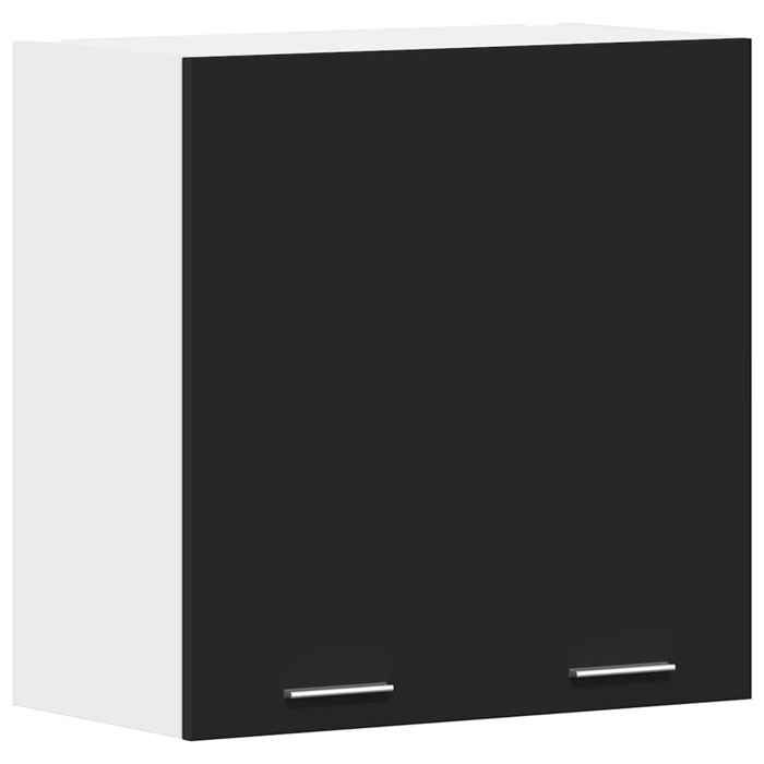 Meuble haut cuisine-Armoire suspendue haute qualité Noir 60x31x60 cm Bois dingénierie ZLH•557439852 Meuble haut cuisine-Armoire suspendue haute qualité Noir 60x31x60 cm Bois dingénierie ZLH•557439852