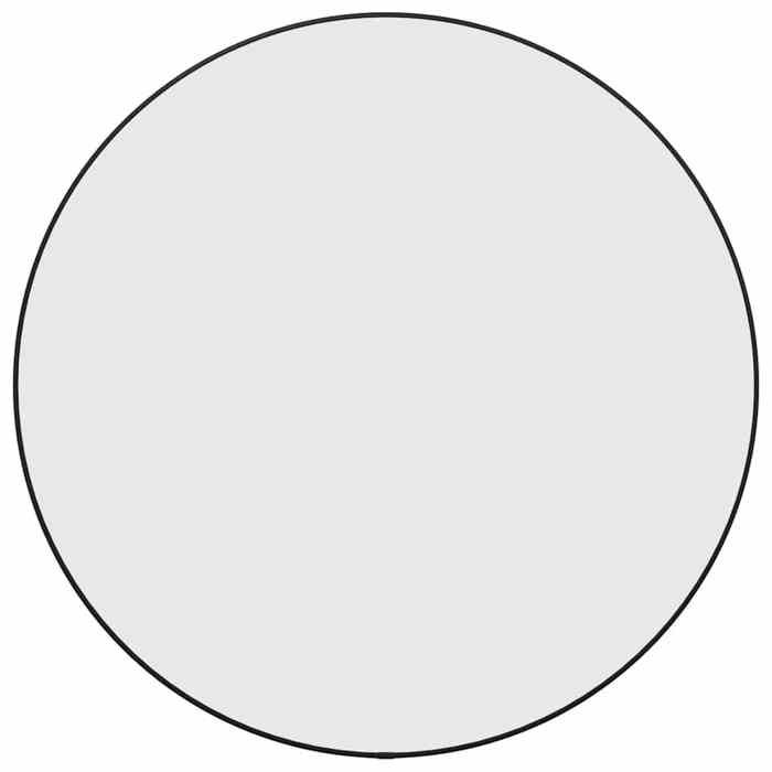 (18060)Miroir Salon CHICMiroir mural Noir Ø 60 cm Rond FR