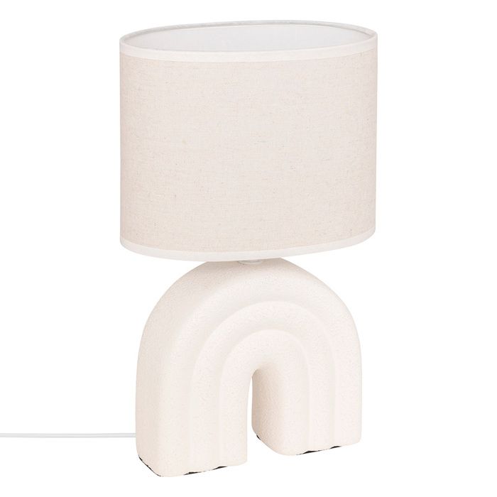 Eazy Living Lampe de Table Vivine Blanc