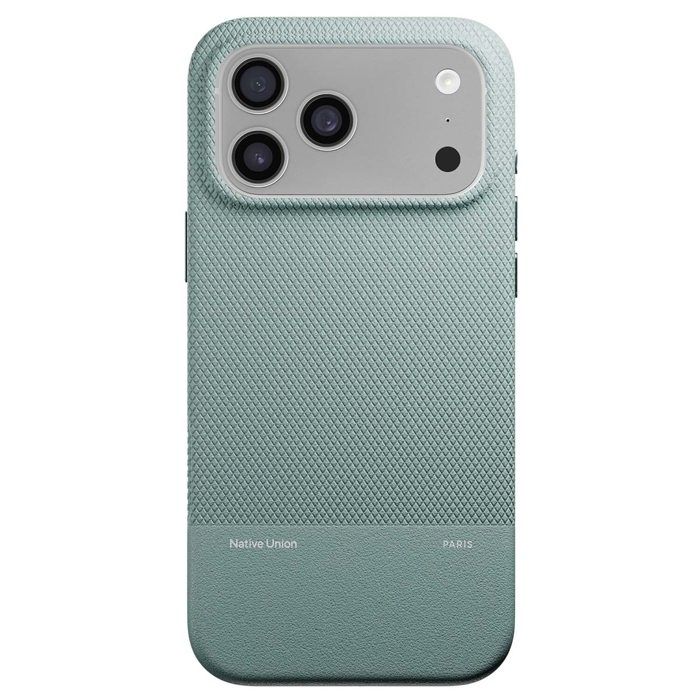 Coque MagSafe - NATIVE UNION - iPhone 17 Pro Max - Antichocs - Texturée - Vert