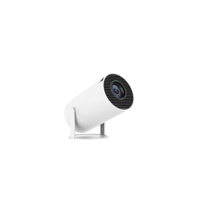 Mini projecteur 4K Portable avec Wi-FI 6 et Bluetooth 5.0Android 11 720P- Blanc
