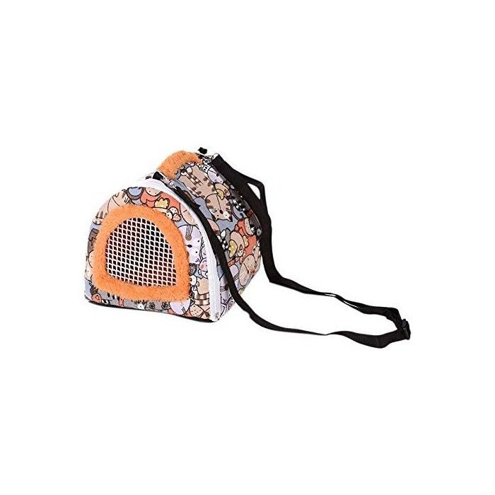 Sac de transport pour petits animaux - 18x18x15 cm - Poids 05 kg - Grande capacité - Sangle amovible