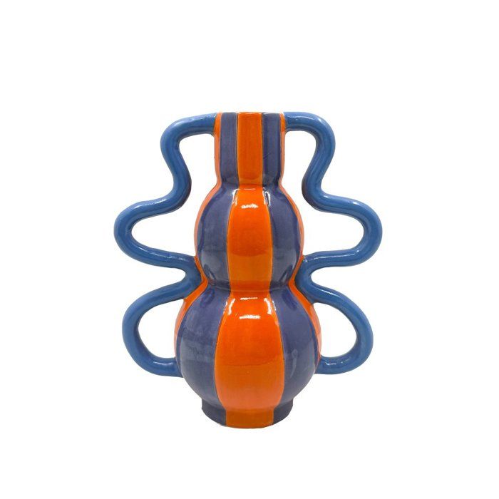 Vase Pop orange violet 20 cm - Table Passion