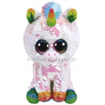 Peluche Ty Flippables Pixy La Licorne Blanche 16 Cm Multicolore