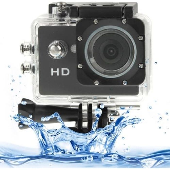 Camera Sport - Camera Sport - HD 720P - Waterproof - Accessoires inclus