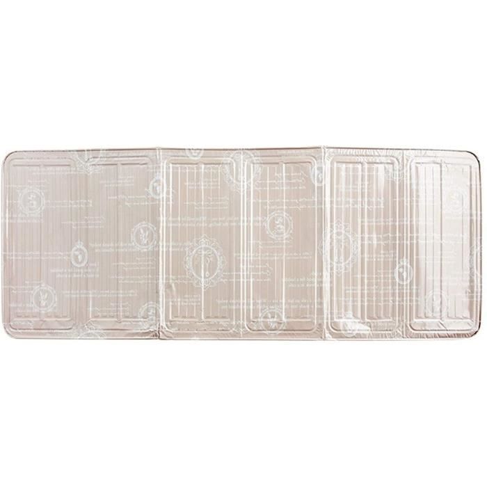 Plaque Anti-éclaboussures Cuisine 40x40 Cm – Acier Inoxydable, Pliable, Protection Mur Et Plan De Travail