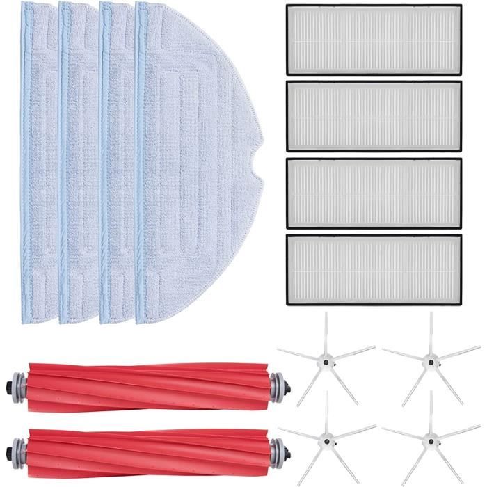 Kit Accessoires pour Roborock S7 Pro Ultra,S7, S7Maxv Brosse  Principale,Serpilliere,Filtres,Brosse Latérale Aspirateur Pièces d A192 -  Cdiscount Electroménager