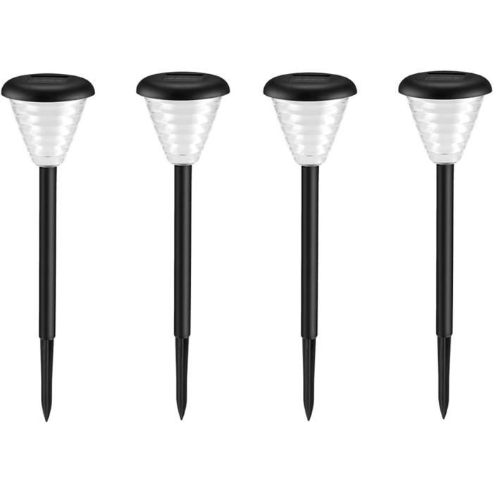Lampe Solaire Exterieur,Lumière De Clôture Solaire,Chaud + Couleur Rvb