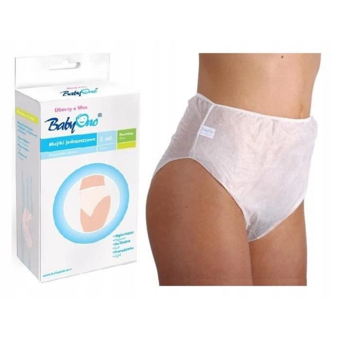 BABYONO SLIP JETABLE POST-PARTUM TAILLE L, matériau souple et respirant -  Cdiscount Santé - Mieux vivre