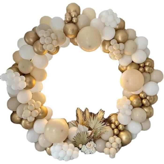 Lot De 100 Ballons Blancs Pour Fête - Remplissage Air Ou Hélium, 30cm, Décoration Anniversaire Mariage